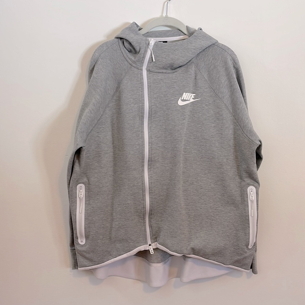 EUC Nike side zip plus size sweatshirt jacket